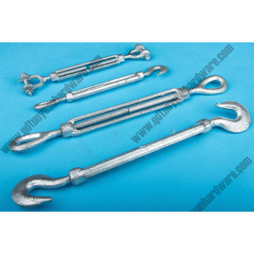 Us Type Galvanized Drop Forged Jaw and Jaw Turnbuckle Rigging